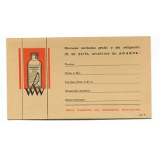 ARGENTINA 1930 TARJETA PUBLICITARIA DE MEDICINA CON FRANQUEO PAGO, FECHA TENTATIVA